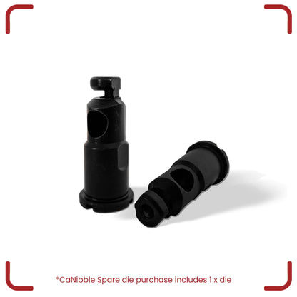 The CaNibble spare die is a replacement for the CaNibble Nibbler.